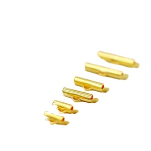 Manchon de tube en cuivre plaqué or pour la fabrication de bracelets, accessoires de bijouterie B83 - Product Image 5