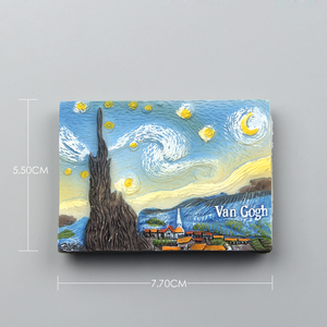 Custom <strong>Fridge</strong> <strong>Magnet</strong> Creative World Famous Painting <strong>Fridge</strong> <strong>Magnet</strong> Van Gogh Series Refrigerator <strong>Magnet</strong> for Promotional Gift - Product Image 3
