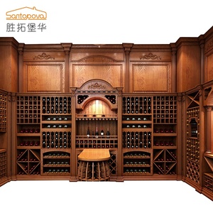 Factory direct OEM service home bar wine cabinet home interior Antique wine vanity cabinet