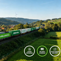 Agent de transport ferroviaire de fret FBA Croatie, transport en vrac, dédouanement, logistique porte-à-porte DDP