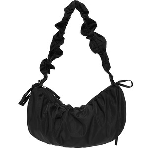 Bolso de Hombro Cruzado Coreano Minimalista con Efecto Fruncido para Mujer, Estilo Coreano Desenfadado, Bolso Tote Tipo Dumpling de Gran Capacidad - Product Image 2