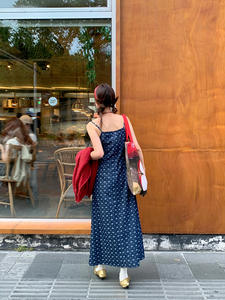 <span class=keywords><strong>Vestido</strong></span> de algodón de cáñamo para mujer, sensación suave, buena, elegante, Sexy, estampado de fiesta, Maxi <span class=keywords><strong>Midi</strong></span>, camisas plisadas para <span class=keywords><strong>boda</strong></span> de verano - Product Image 4