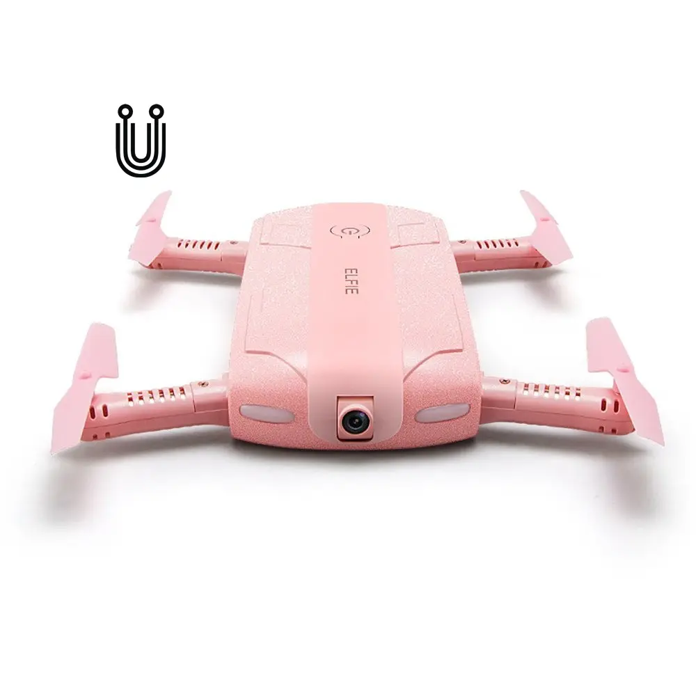Hot JJRC H37 Foldable Mini Drone - Pink ELFIE G-Sensor RC Selfie