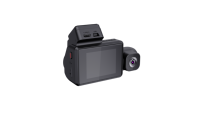Caméra embarquée 3 objectifs 4K avant, intérieur et arrière avec vision nocturne IR, capteur Sony, GPS intégré, WiFi, G-Sensor, moniteur de stationnement