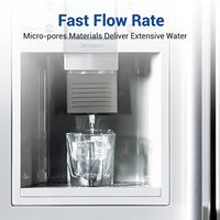 Cartouche de filtre à charbon actif en plastique Bluetech, utilisation domestique, filtres à eau pour réfrigérateur, compatibles avec plusieurs marques