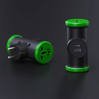 Adaptateurs de prise universels Pheiyon - Fabriqués en Chine, adaptateur de voyage 2 prises pour l'Europe, prises allemandes, 250V, sans WIFI, USB 1A+1C