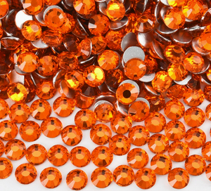 Cristales de Cristal Rojo Sol, Nuevos Colores, SS16 SS20 SS30, Sin Fijación en Caliente, Parte Posterior Plana, Sueltos, para Decoración de Fundas de Teléfono, Bolsos, Ropa, Zapatos, Manualidades - Product Image 4