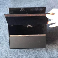 Maßgefertigte Personalisierte Kunststoff-Plexiglas-Acryl-Schulterkasten mit Schloss Spendenbox