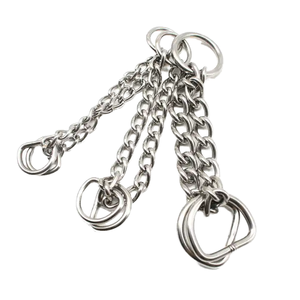 Verstellbares, umweltfreundliches Martingale-Hundehalsband aus Edelstahl mit Nietenverzierung und solider Dreiecksleine - Product Image 4