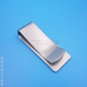 Metal <b>Money</b> <b>Clip</b> Matte Nickel Copper Men's Business Gift High Quality Geometry Design - Product Image 1
