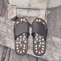 Sandales de réflexologie vibrantes Youmay, pantoufles de massage des pieds, nœuds pour la circulation sanguine, relaxation