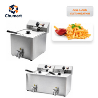 Machine à frire professionnelle pour cuisines centralisées, restaurants en chaîne et cantines