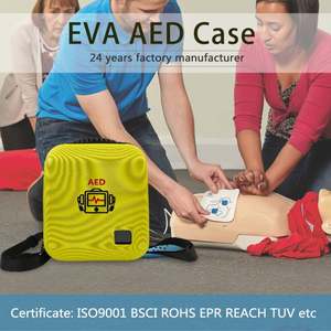 Zaino da viaggio pronto soccorso impermeabile per traumi emergenza custodia AED defibrillatore deposito di salvataggio medico reso resistente EVA poliestere - Product Image 4