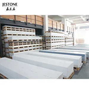 JESTONE Artificial Marble Customized Building Material Corian Solid Surface Sheet Artificial Acrylic Stone