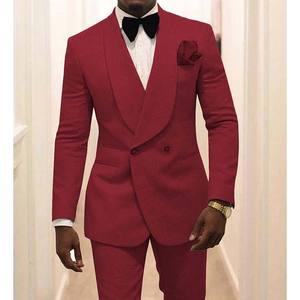 2022 completi da uomo completi da uomo abiti da sposa alla moda sposo 2 pz (Blazer + pantaloni) 3 pz (giacca + gilet + pantaloni) - Product Image 5