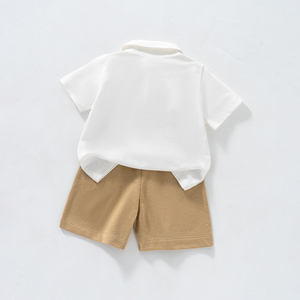 Set di Abbigliamento Formale <span class=keywords><strong>per</strong></span> Bambini, 3 Pezzi: Camicia Floreale, Pantaloni e Salopette, Completo <span class=keywords><strong>per</strong></span> Bambino <span class=keywords><strong>per</strong></span> Feste di Compleanno - Product Image 5