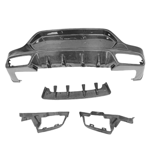 Carrocería superior adecuada para <span class=keywords><strong>Mecedes</strong></span> <span class=keywords><strong>GLC</strong></span> clase X253 Coupe difusor de fibra de carbono R Kit de carrocería labio trasero - Product Image 3