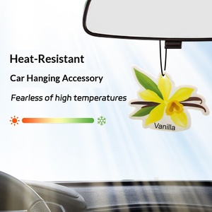 Diffuseur de parfum pour voiture en papier absorbant personnalisé par le fabricant, désodorisant et ornement suspendu pour l'aromathérapie - Product Image 2