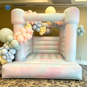 Castello gonfiabile gonfiabile piatto commerciale per i bambini all'interno/esterno colorato cortile decorazioni per feste <span class=keywords><strong>e</strong></span> feste - Product Image 2