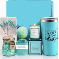 Kit de spa de luxe pour femmes pour la Saint-Valentin et la fête des mères - Coffret cadeau de soins corporels en coton avec logo personnalisé