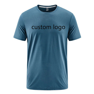 OEM al por mayor de cuello redondo Camiseta entrenamiento diseñado deporte de secado rápido correr deporte hombres camiseta 95 poliéster 5 Spandex camisetas - Product Image 1
