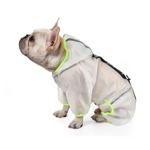 透明軽量反射子犬ポンチョ耐久性パーカー犬レインコートジャケット