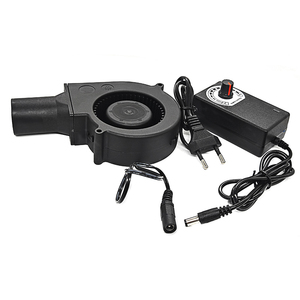 Soffiatore a turbina a 9733 corrente continua regolabile in plastica silenziosa ad alto Volume d'aria elettrico per stufa a legna griglia per Barbecue OEM - Product Image 6