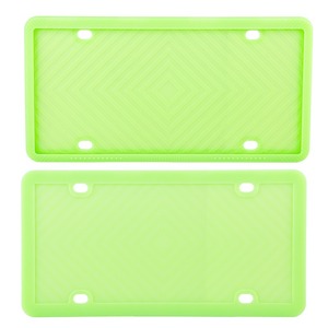 Cadres de plaque d'immatriculation en silicone imperméable et durable personnalisés pour les voitures <span class=keywords><strong>nord</strong></span>-américaines Accessoires clés - Product Image 5
