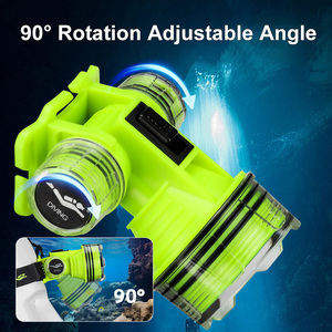 Submarine Headlamp 500mAh IP68 Waterproof Rechargeable Dive Head Torch 50M Under Water Deep Sea Fishing Scuba Diving Headlight - Product Image 2