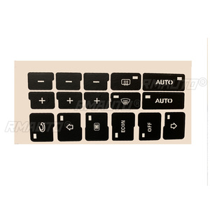 Autocollants de réparation pour boutons de commande de climatisation de voiture à 16 touches pour Audi A4 B6 B7 2000 2001 2002 2004 - Product Image 5