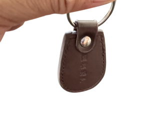 Llavero de Cuero Genuino 13.56Mhz, Llavero con Hebilla de Cuero, Tarjeta Inteligente 13.56MHZ Personalizable RFID, Tarjeta de Control de Acceso NFC <span class=keywords><strong>Google</strong></span> - Product Image 4