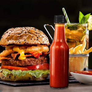 Botella de Vidrio para Salsa de Chile de 100ml, 150ml, 250ml, Botella de Vidrio para Salsa Picante con Tapa de Plástico - Product Image 6