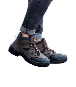 Zapatos de Seguridad de Media Caña con Certificación CE, Botas de Seguridad Antideslizantes e Impermeables con Puntera de Hierro para Hombre - Product Image 1