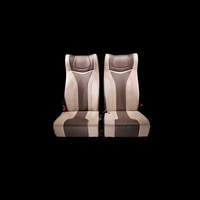 Siège double de luxe pour bus avec table arrière et ceinture de sécurité pour voiture de passagers, sièges de voiture modifiés par le fournisseur