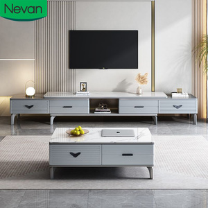 <span class=keywords><strong>Ensemble</strong></span> Table Basse et <span class=keywords><strong>Meuble</strong></span> <span class=keywords><strong>TV</strong></span> Moderne de Luxe Léger, Haut de Gamme, Extensible, Prix Usine, Vente en Gros - Product Image 1