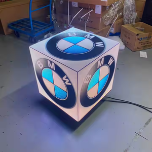 จอแสดงผล LED แบบลูกบาศก์ Full View Cube LED วิดีโอสีเต็มรูปแบบ P2.5 สำหรับใช้งานภายในและภายนอกอาคาร ห้างสรรพสินค้า จอแสดงผลโฆษณา LED แบบลูกบาศก์เชิงพาณิชย์ - Product Image 5