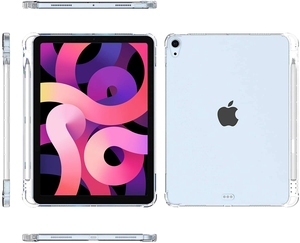 Hot Sale Transparent Klar Stoß feste TPU <span class=keywords><strong>Tablet</strong></span> Hülle mit Stift halter Für iPad Air 2022 - Product Image 2