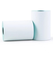 Rouleau d'étiquettes thermiques continu, rouleau continu d'étiquettes thermiques sans ligne, étiquette thermique autocollante continue