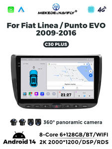 Navifly 2000*1200 8Core Android 14 DSP inalámbrico Car-play para Fiat <span class=keywords><strong>Linea</strong></span> Punto Evp 2009-2016 soporte 360 cámara panorámica BT - Product Image 4