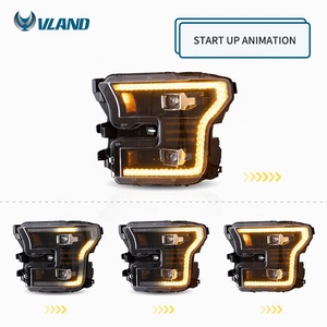 ไฟหน้า VLAND Full LED <span class=keywords><strong>XLT</strong></span> พร้อมไฟเลี้ยวแบบไดนามิก สำหรับรถฟอร์ด F150 รุ่น STX Raptor Lariat Platinum ปี 2015 2016-2021 - Product Image 3