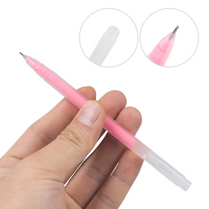 Lápiz Marcador de Piel PMU de 0.6mm a Base de Aceite, Blanco y Rosa, para Mapeo de Cejas y Labios, Uso en Maquillaje Permanente, Suministro Profesional para Estudio - Product Image 5