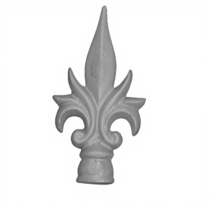 Balaji Metals - Reja de Hierro Forjado Ornamental, Hierro Fundido de Alta Resistencia, 6 Pulgadas de Alto, 3.5 Pulgadas de Ancho, Recubierta con Pintura en Polvo, para Jardín, Balcón - Product Image 1