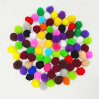 Elsas vente en gros 500 pièces pompons colorés enfants bricolage artisanat et arts cadeau décoration de fête pompons boules
