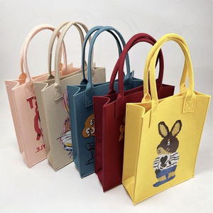 Sac de rangement en feutre personnalisable (logo/taille) largement utilisé, idéal pour le salon, design pliable, écologique et durable - Product Image 1