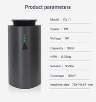 Huile essentielle la plus intelligente anti-fuite déversement le plus récent parfum de voiture intelligente batterie rechargeable diffuseur d'arôme de voiture