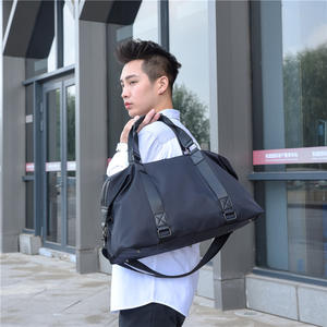 Bolsa de equipaje de mano resistente al agua de gran capacidad Weekender Duffel bolso de viaje de gimnasio de hombro de moda poliéster de negocios - Product Image 3