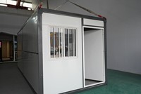 Maisons conteneurs pliantes personnalisables de 20 pieds, mini-maisons préfabriquées, maisons préfabriquées mobiles pour bureau, maison mobile économique