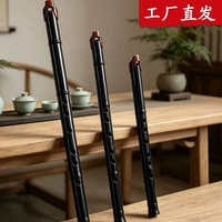 Flûte Xiao en résine à 6 trous, clés G F C, anti-fissuration, style ancien, flûte chinoise pour débutants adultes et performances