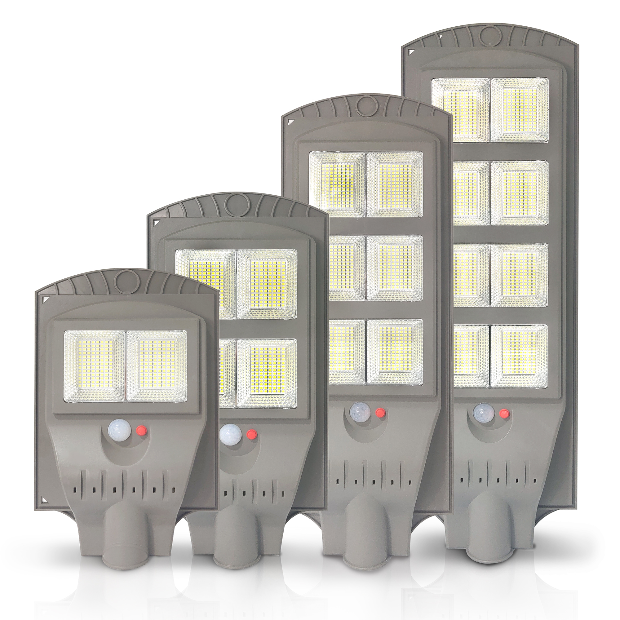 led solar street light garden lamp plastic ABS PC waterproof sensor integrated 30W 50W 80W 100W IP65 led solar street light