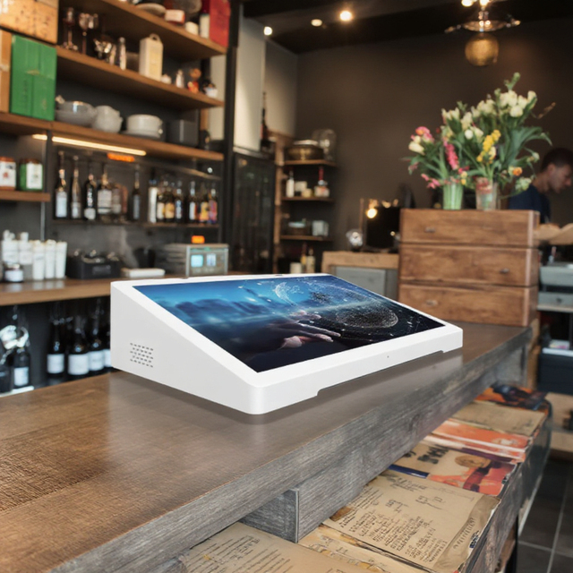 Desktop 10.1" WiFi Nfc Touchscreen Android System All in One POS Tablet Kiosk Terminal Restaurant Ordering Point of Sale Machine